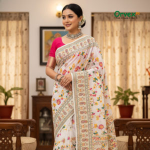 Afsan Print Exclusive Cotton Saree for Women
