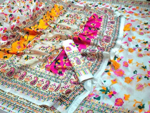 Afsan Print Exclusive Cotton Saree for Women - Image 2