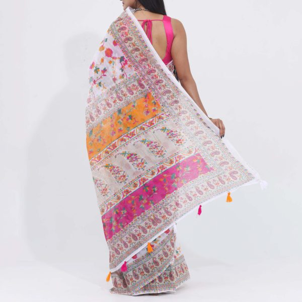 Afsan Print Exclusive Cotton Saree for Women - Image 3