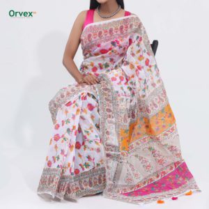 Afsan Print Exclusive Cotton Saree for Women