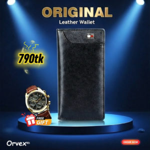 অরজিনাল চামড়ার মানিব্যাগ [ঘড়ি ফ্রি]